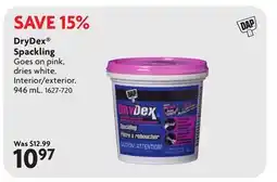 Home Hardware DryDex Spackling offer
