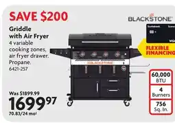 Home Hardware Griddle with Air Fryer offer