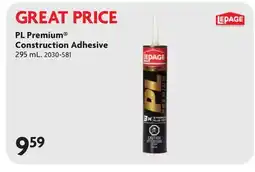 Home Hardware PL Premium Construction Adhesive offer