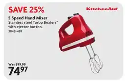 Home Hardware 5 Speed Hand Mixer offer