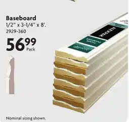 Home Hardware Baseboard offer