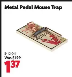Home Hardware Metal Pedal Mouse Trap offer