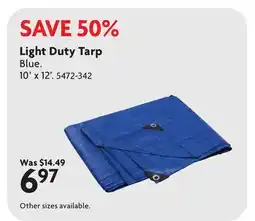 Home Hardware Light Duty Tarp offer