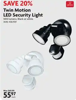 Home Hardware Twin Motion LED Security Light offer