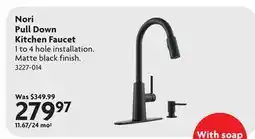 Home Hardware Nori Pull Down Kitchen Faucet offer
