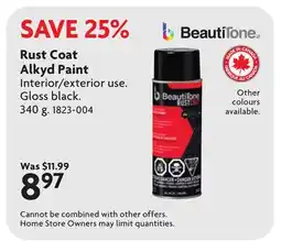 Home Hardware Rust Coat Alkyd Paint offer