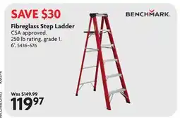 Home Hardware Fibreglass Step Ladder offer