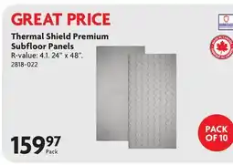 Home Hardware Thermal Shield Premium Subfloor Panels offer