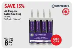 Home Hardware All Purpose Latex Caulking offer