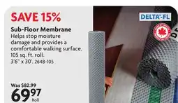 Home Hardware Sub-Floor Membrane offer