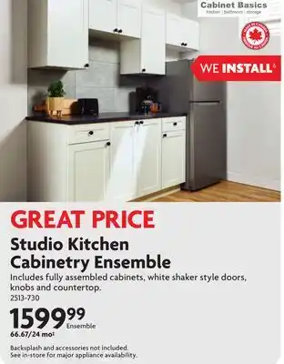 Home Hardware Studio Kitchen Cabinetry Ensemble offer