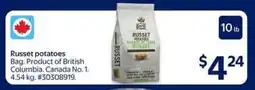 Walmart Russet Potatoes offer