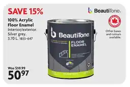 Home Hardware 100% Acrylic Floor Enamel offer