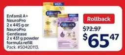Walmart Enfamil A+ NeuroPro or NeuroPro Gentlease offer