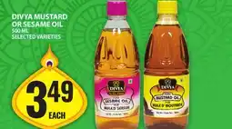 Food Basics DIVYA MUSTARD OR SESAME OIL offer