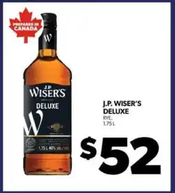 Real Canadian Liquorstore J.P. Wiser's Deluxe offer
