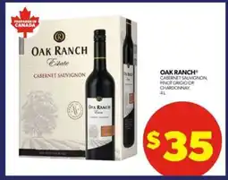Real Canadian Liquorstore Oak Ranch Wine offer