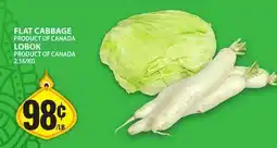 Food Basics FLAT CABBAGE OR LOBOK offer