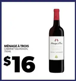 Real Canadian Liquorstore Ménage à Trois Cabernet Sauvignon offer