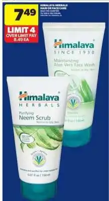Real Canadian Superstore Himalaya Herbals Hair or Face Care offer