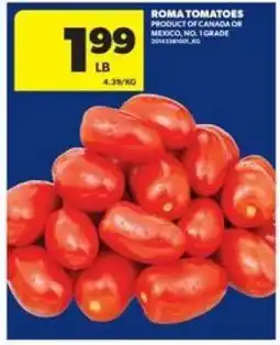 Real Canadian Superstore Roma Tomatoes offer