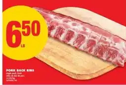 No Frills PORK BACK RIBS offer