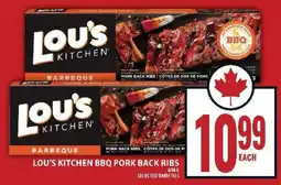 Food Basics LOU’S KITCHEN BBQ PORK BACK RIBS offer