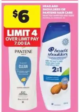 Real Canadian Superstore Head and Shoulders or Pantene Hair Care offer