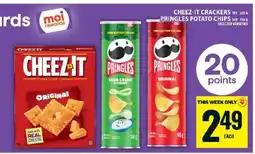 Food Basics Cheez-It Crackers / Pringles Potato Chips offer