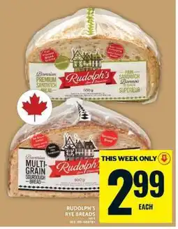 Food Basics Rudolph's Rye Breads offer