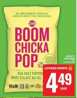 Food Basics Angie's Boom Chicka Pop Sea Salt Popcorn offer