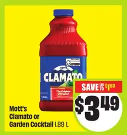 FreshCo Mott's Clamato or Garden Cocktail 1.89 L offer