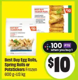 FreshCo Best Buy Egg Rolls, Spring Rolls or Potstickers Frozen 600 g-1.13 kg offer