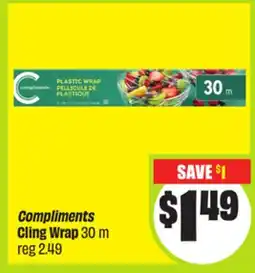 FreshCo Compliments Cling Wrap 30m offer