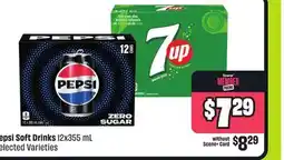 FreshCo Pepsi Soft Drinks 12x355 mL Selected Varieties offer