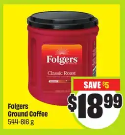 FreshCo Folgers Ground Coffee 544-816 g offer