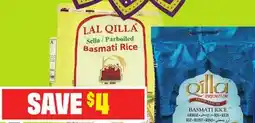 FreshCo Lal Qilla Basmati Rice, Supreme Sella Rice or Cream Sella Parboiled 4.54 kg offer