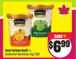 FreshCo Desi-Licious Kulfi 1 L Selected Varieties offer