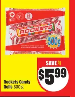 FreshCo Rockets Candy Rolls 500g offer