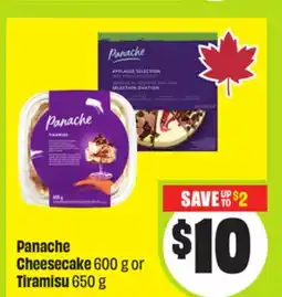 FreshCo Panache Cheesecake 600 g or Tiramisu 650 g offer