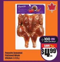 FreshCo Panache Seasoned Flattened Whole Chicken 11.00/kg offer