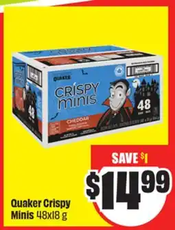 FreshCo Quaker Crispy Minis 48x18 g offer