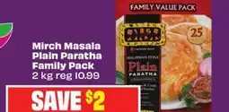 FreshCo Mirch Masala Plain Paratha Family Pack 2 kg offer