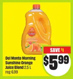FreshCo Del Monte Morning Sunshine Orange Juice Blend 2.5 L offer
