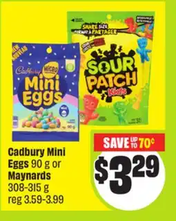 FreshCo Cadbury Mini Eggs 90 g or Maynards 308- 315 g offer