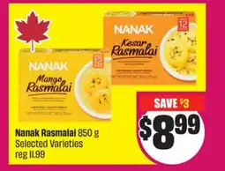 FreshCo Nanak Rasmalai 850g Selected varieties offer