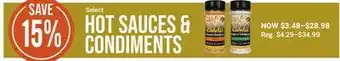 Cabela's HOT SAUCES & CONDIMENTS offer
