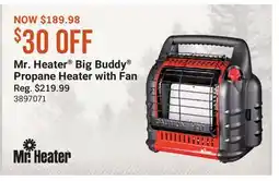 Cabela's Mr. Heater Big Buddy Propane Heater with Fan offer