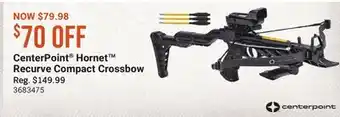 Cabela's CenterPoint Hornet Recurve Compact Crossbow offer