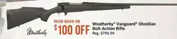 Cabela's Weatherby Vanguard Obsidian Bolt-Action Rifle offer